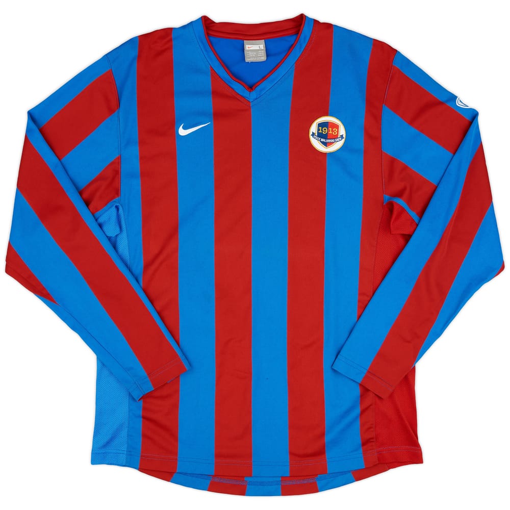 2007-08 Caen Home L/S Shirt - 8/10 - (L)