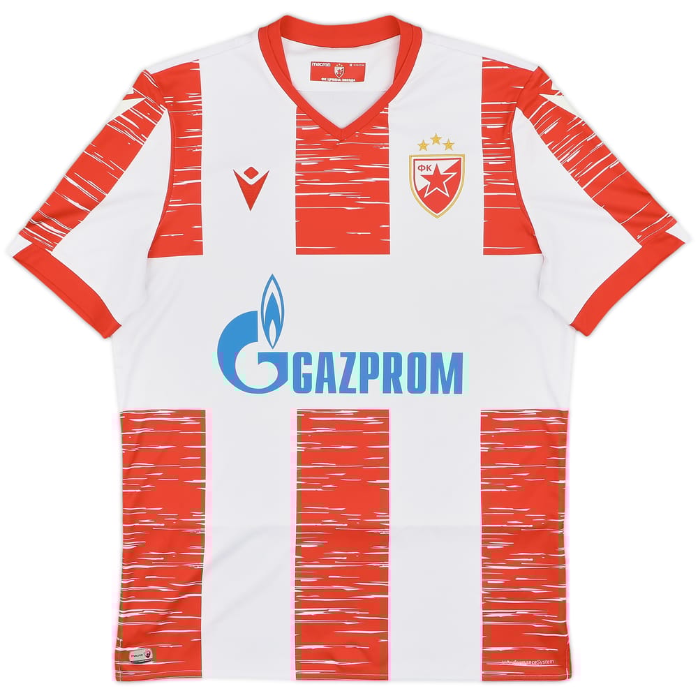 2020-21 Red Star Belgrade European Home Shirt - 10/10 - (M)