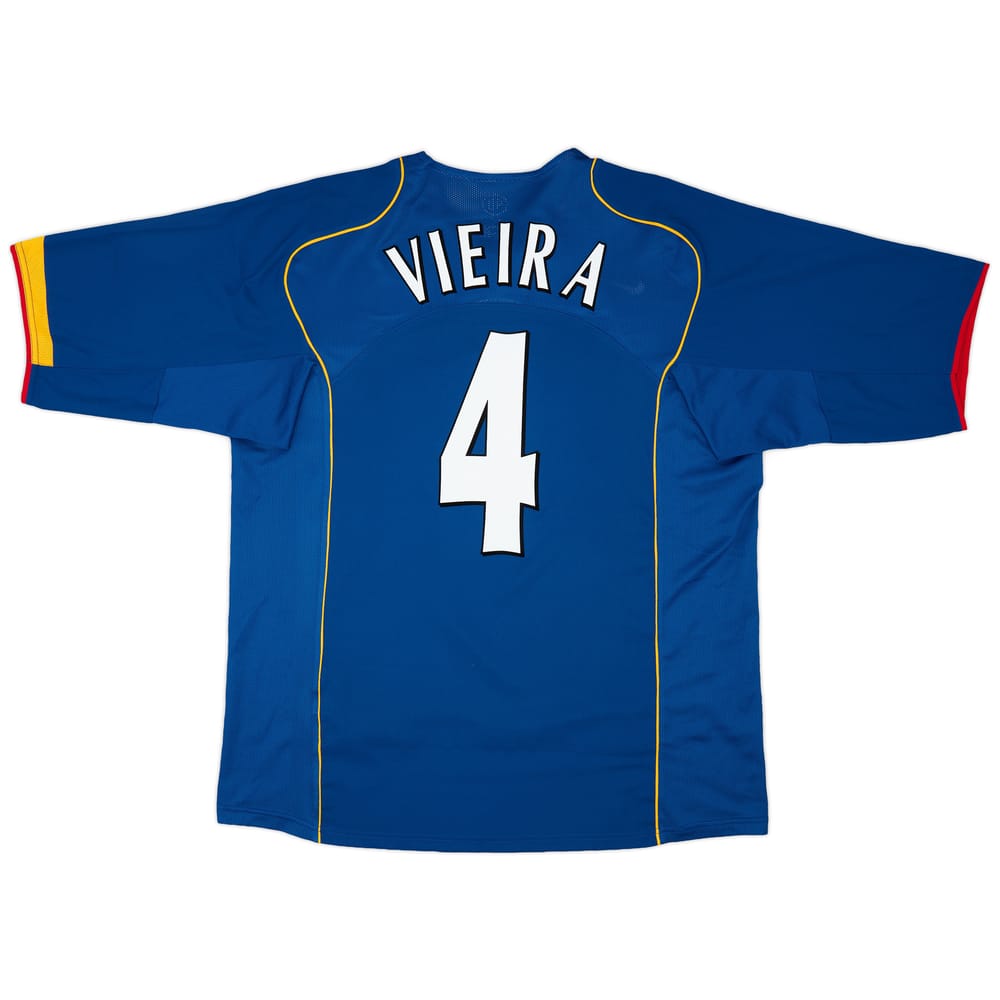 2004-06 Arsenal Away Shirt Viera #4 - 9/10 - (XL)