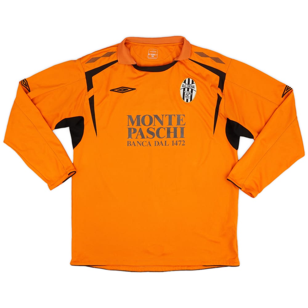 2007-08 Siena Away L/S Shirt #4 - 8/10 - (XL)