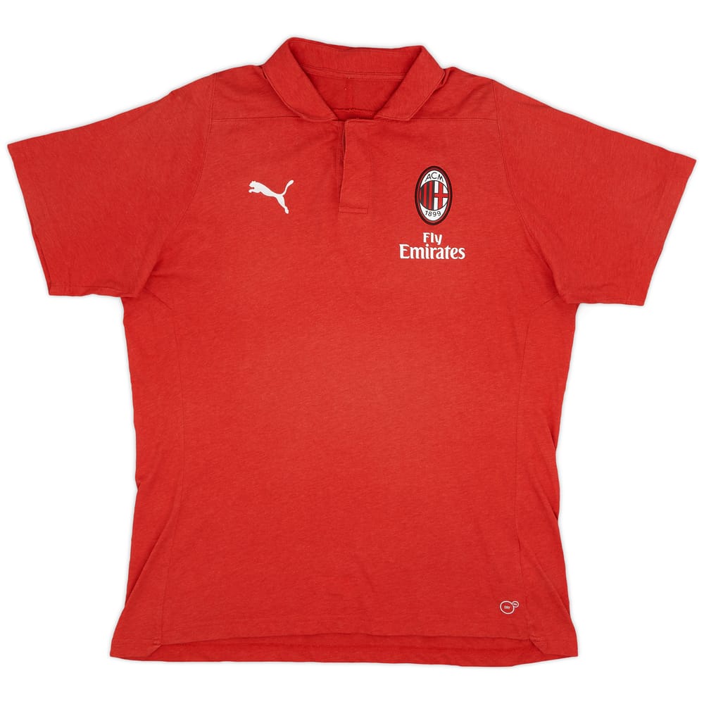 2018-19 AC Milan Puma Training Polo Shirt - 8/10 - (XL)