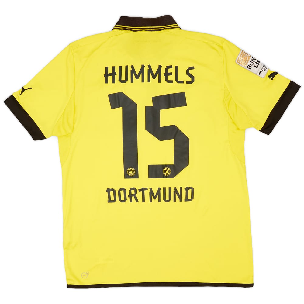 2012-13 Borussia Dortmund Home Shirt Hummels #15 - 8/10 - (L)