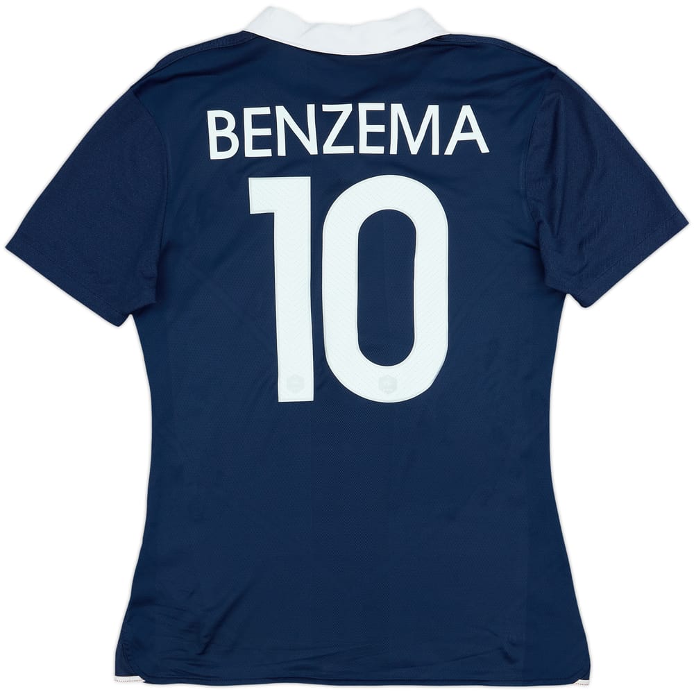 2014-15 France Authentic Home Shirt Benzema #10 - 4/10 - (M)