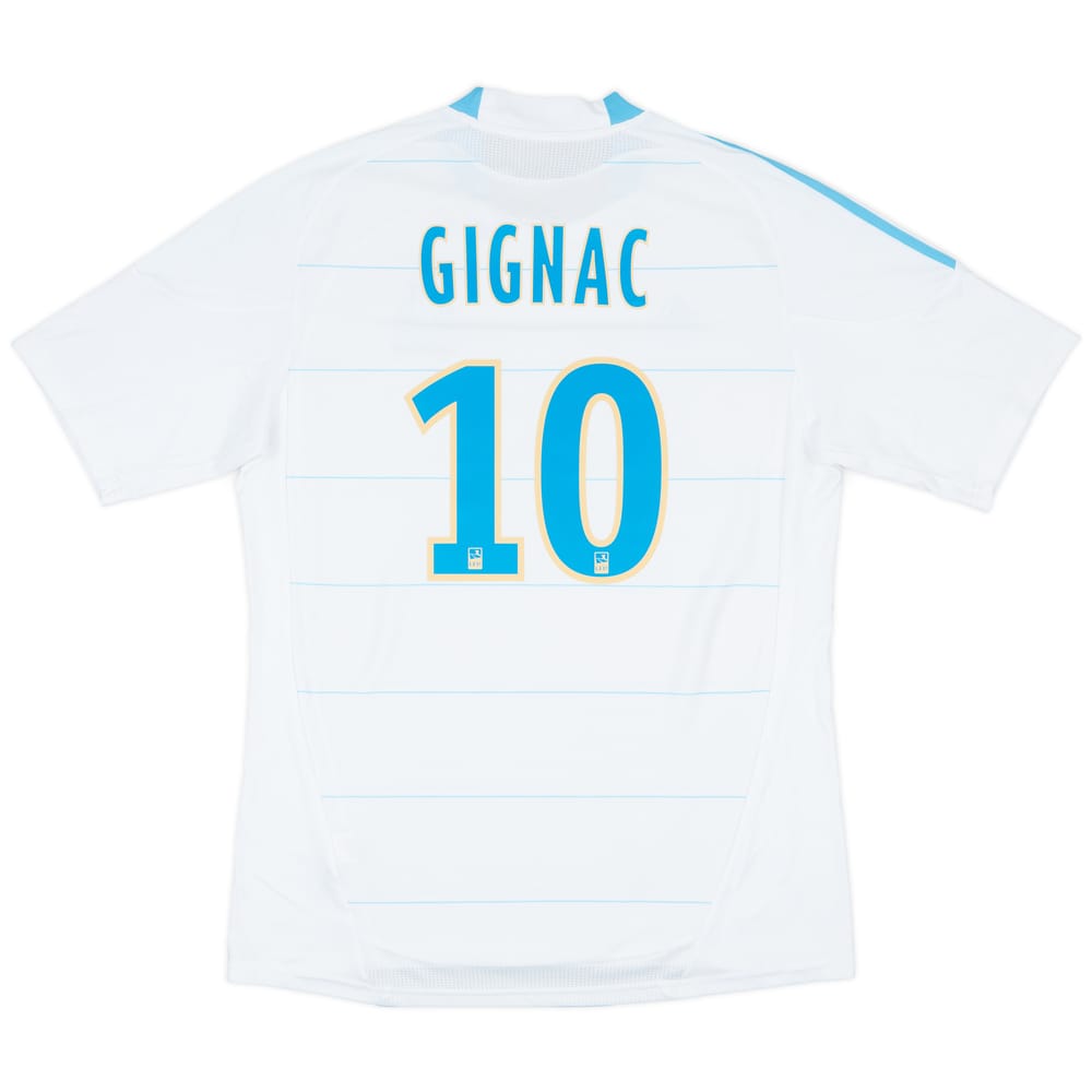 2010-11 Olympique Marseille Home Shirt Gignac #10 - 8/10 - (L)