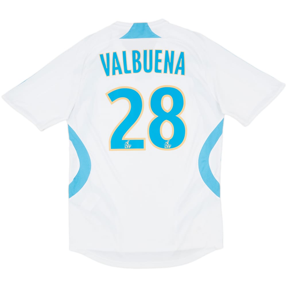 2007-08 Olympique Marseille Home Shirt Valbuena #28 - 7/10 - (M)