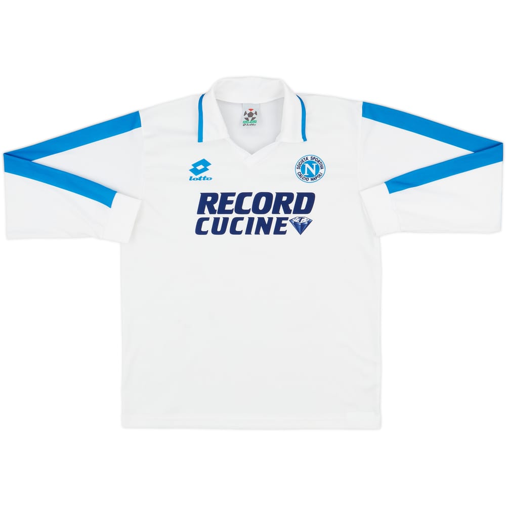 1995-96 Napoli Away L/S Shirt - 8/10 - (M)