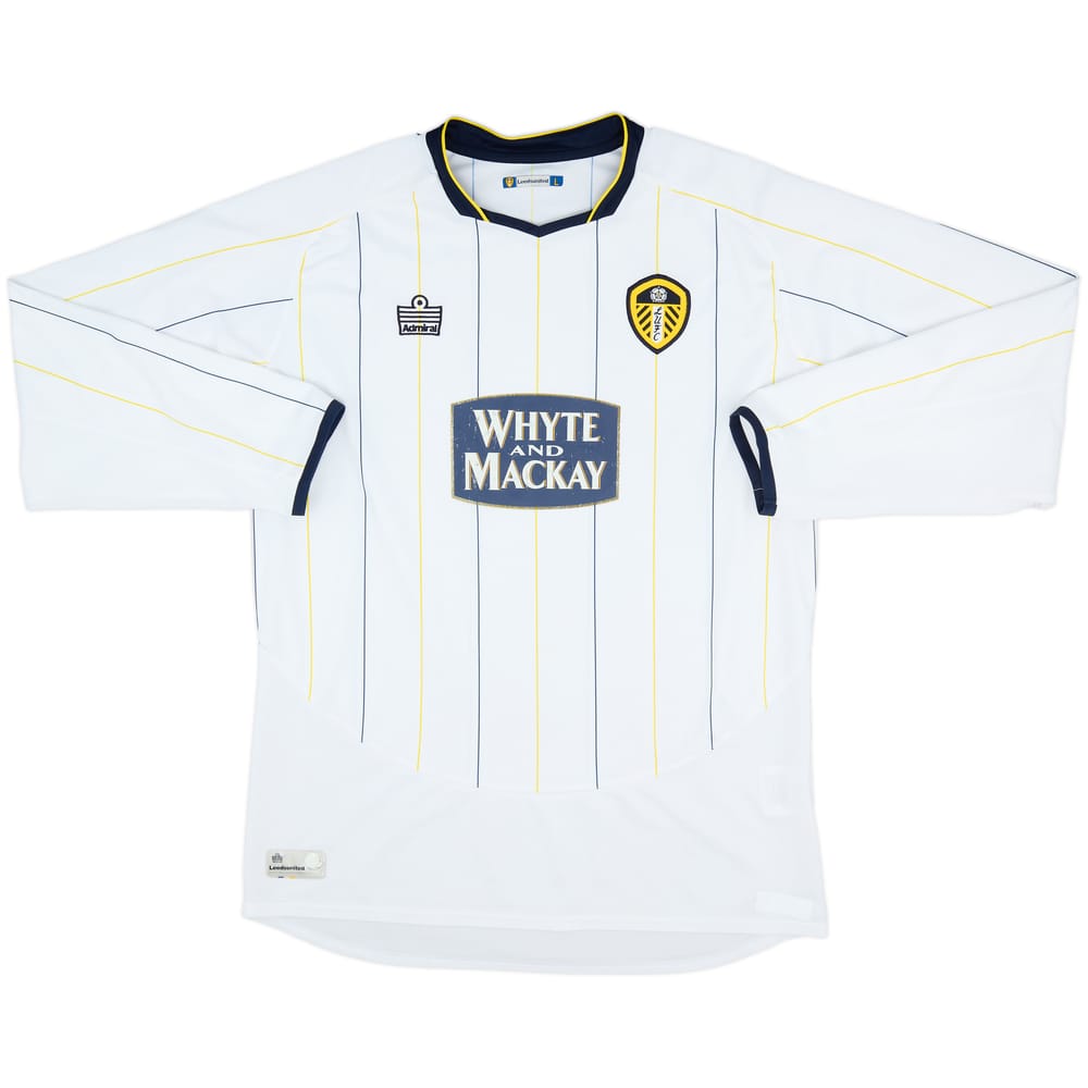 2005-06 Leeds United Home L/S Shirt - 6/10 - (L)