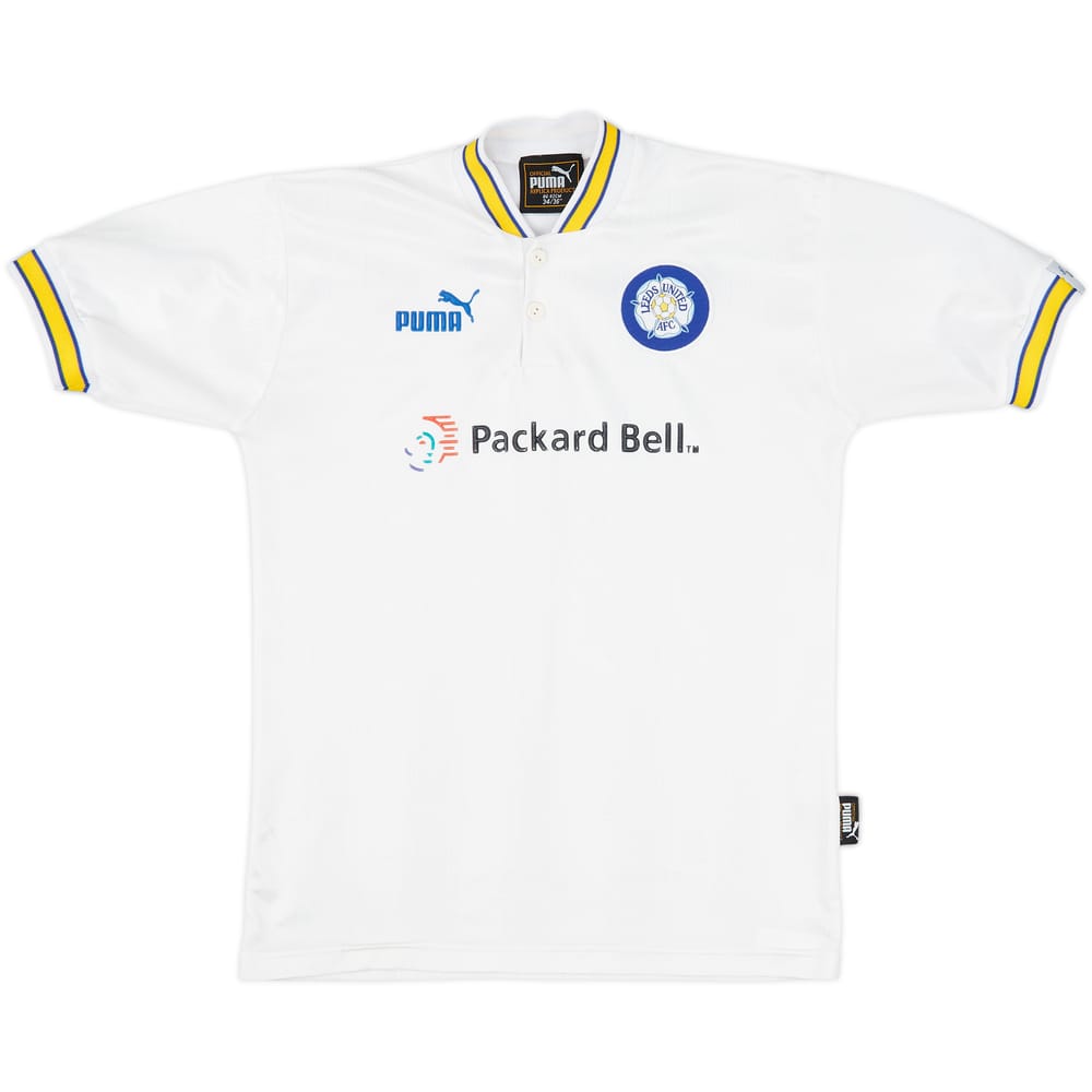 1996-98 Leeds United Home Shirt - 8/10 - (XL.Boys)