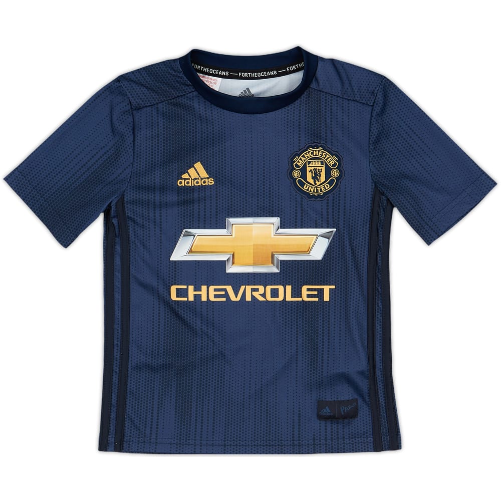 2018-19 Manchester United Third Shirt - 10/10 - (7-8 Years)
