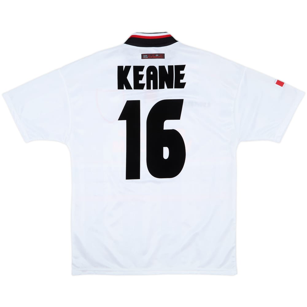 1997-99 Manchester United Away Shirt Keane #16 (M)