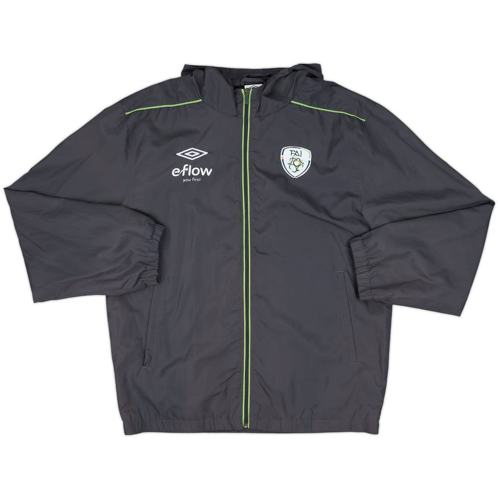 2007-09 Ireland Umbro Hooded Track Jacket - 8/10 - (M)