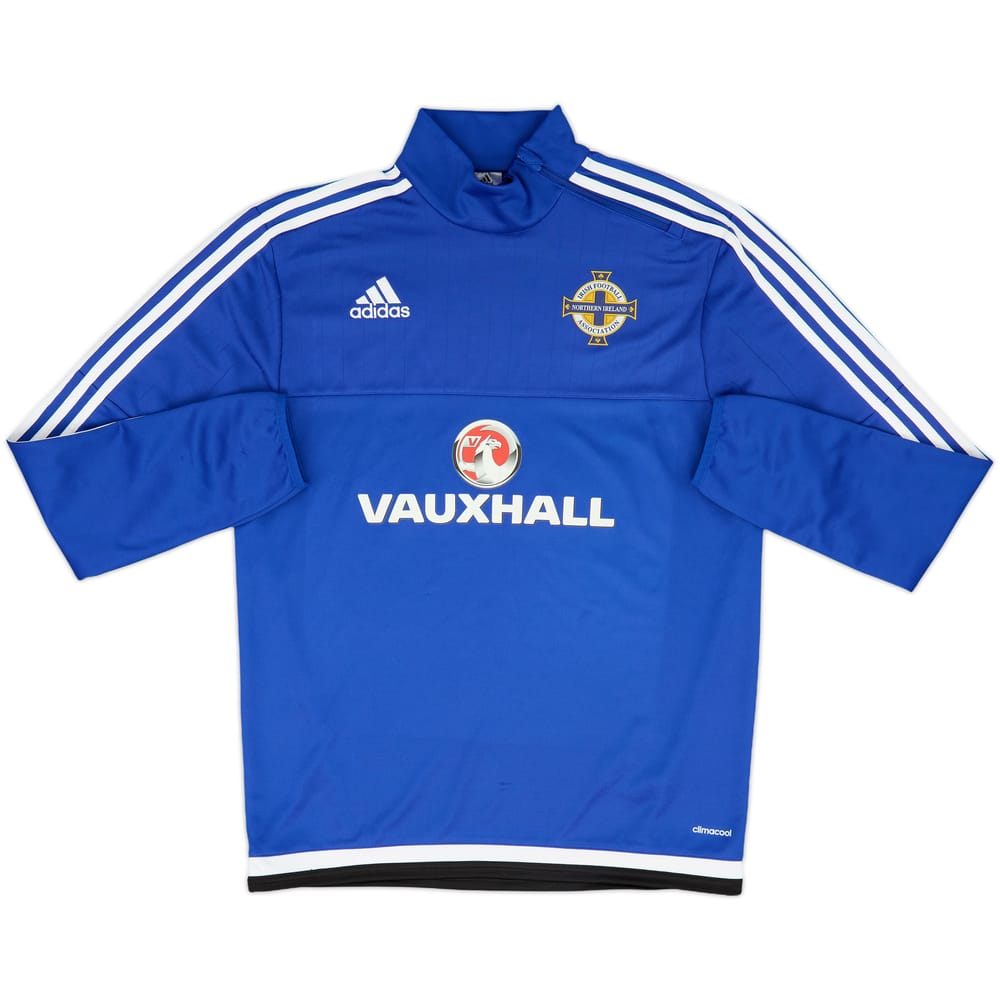 2016-17 Northern Ireland adidas 1/4 Zip Drill Top - 9/10 - (M)