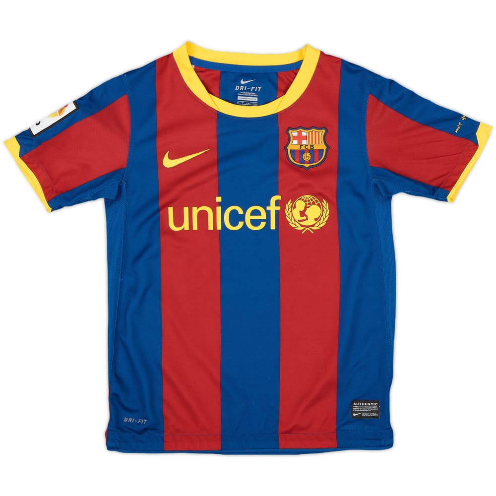 2010-11 Barcelona Home Shirt - 8/10 - (S.Boys)