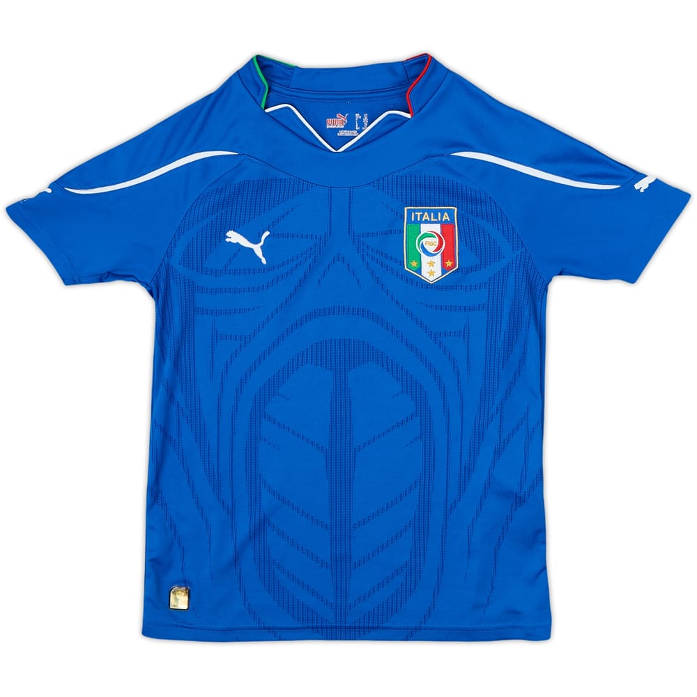 2010-12 Italy Home Shirt - 8/10 - (M.Boys)