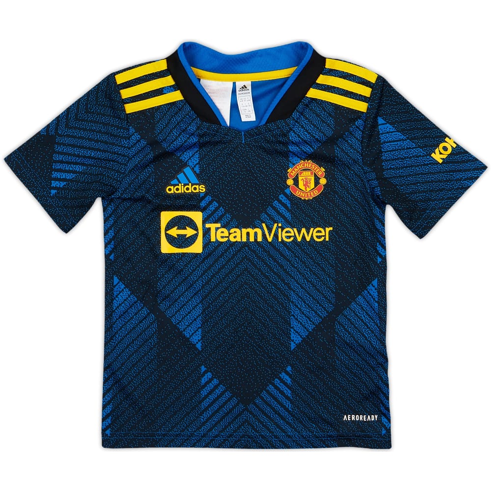 2021-22 Manchester United Third Shirt - 10/10 - (4-5 Years)