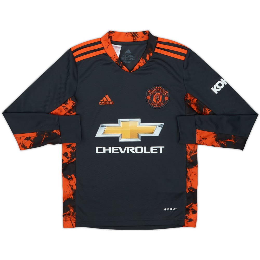 2020-21 Manchester United GK Shirt - 10/10 - (S.Boys)