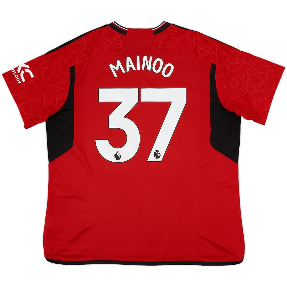2023-24 Manchester United Home Shirt Mainoo #37 - 10/10 - (XXL)