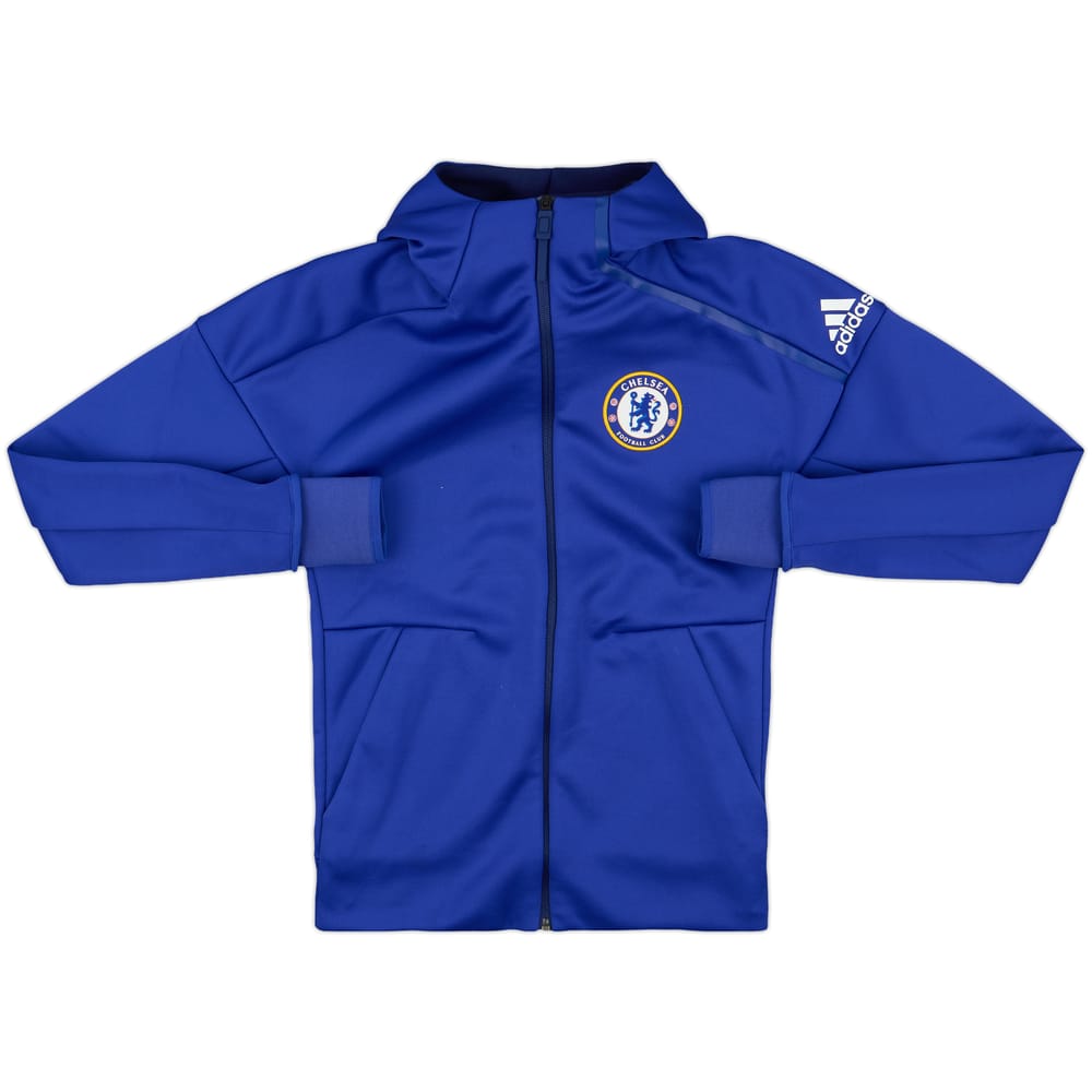 2016-17 Chelsea adidas Hooded Track Jacket - 8/10 - (XS)