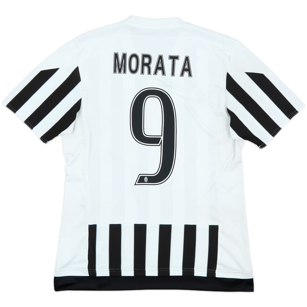 2015-16 Juventus Home Shirt Morata #9 - 7/10 - (M)