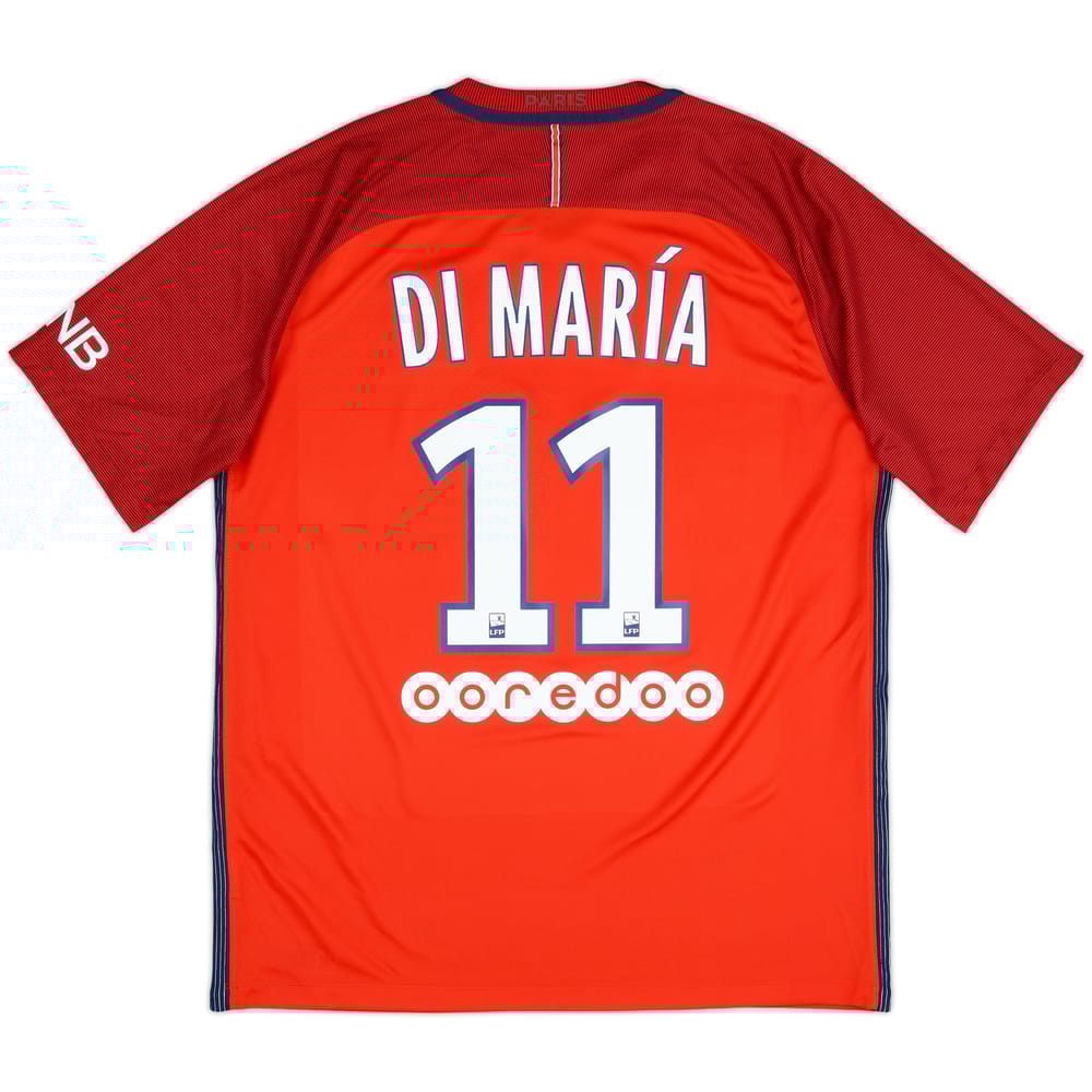 2016-17 Paris Saint-Germain Away Shirt Di Maria #11 - 9/10 - (L)
