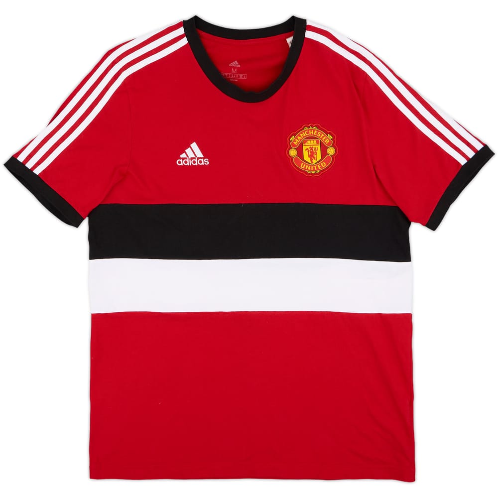 2021-22 Manchester United adidas Cotton Tee - 8/10 - (M)