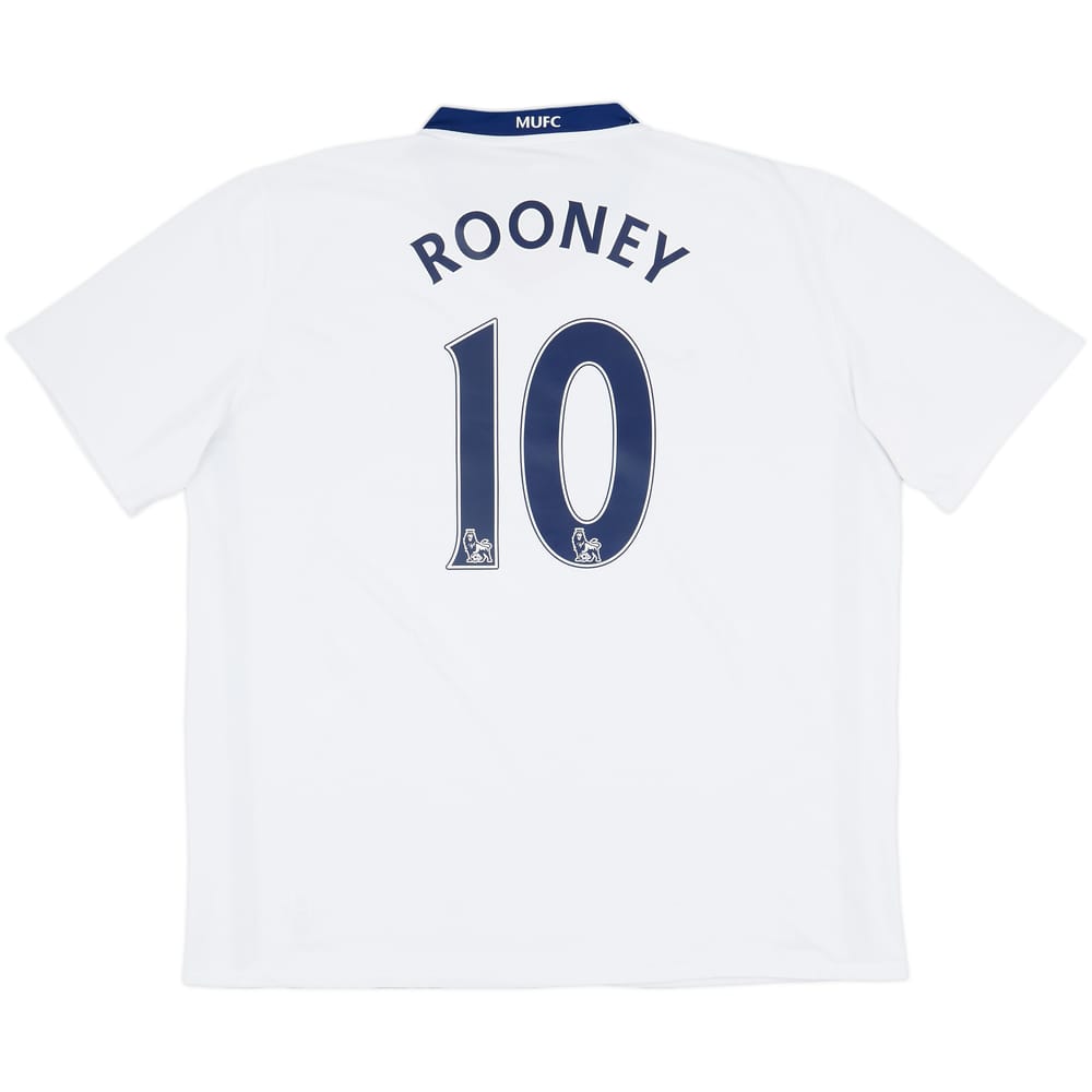 2008-10 Manchester United Away Shirt Rooney #10 - 9/10 - (XXL)
