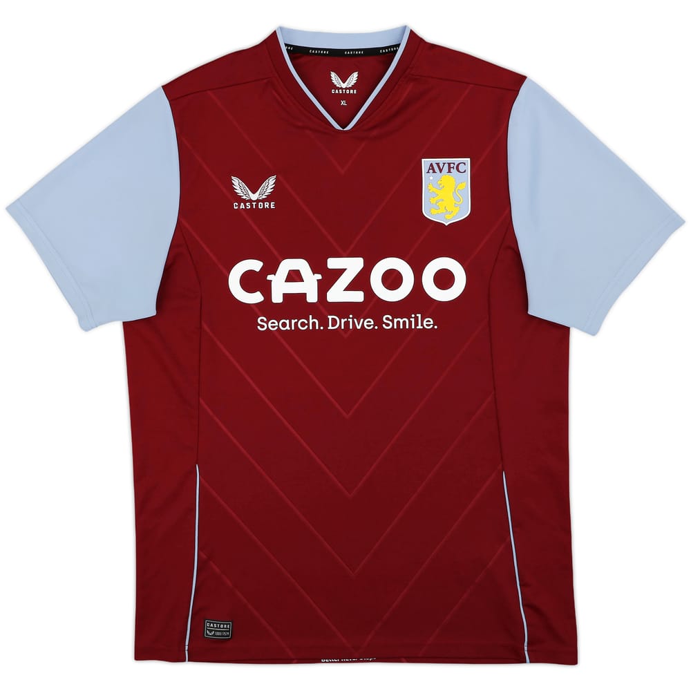 2022-23 Aston Villa Home Shirt - 9/10 - (XL)