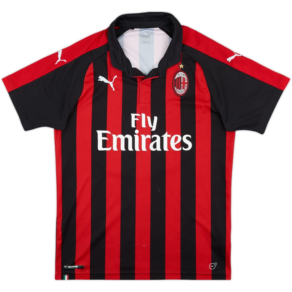 2018-19 AC Milan Home Shirt - 6/10 - (M)