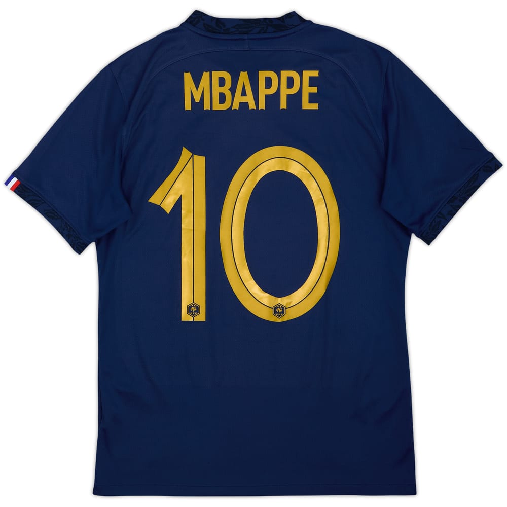 Camiseta de local de Francia 2022-23 Mbappe #10 - 7/10 - (S)