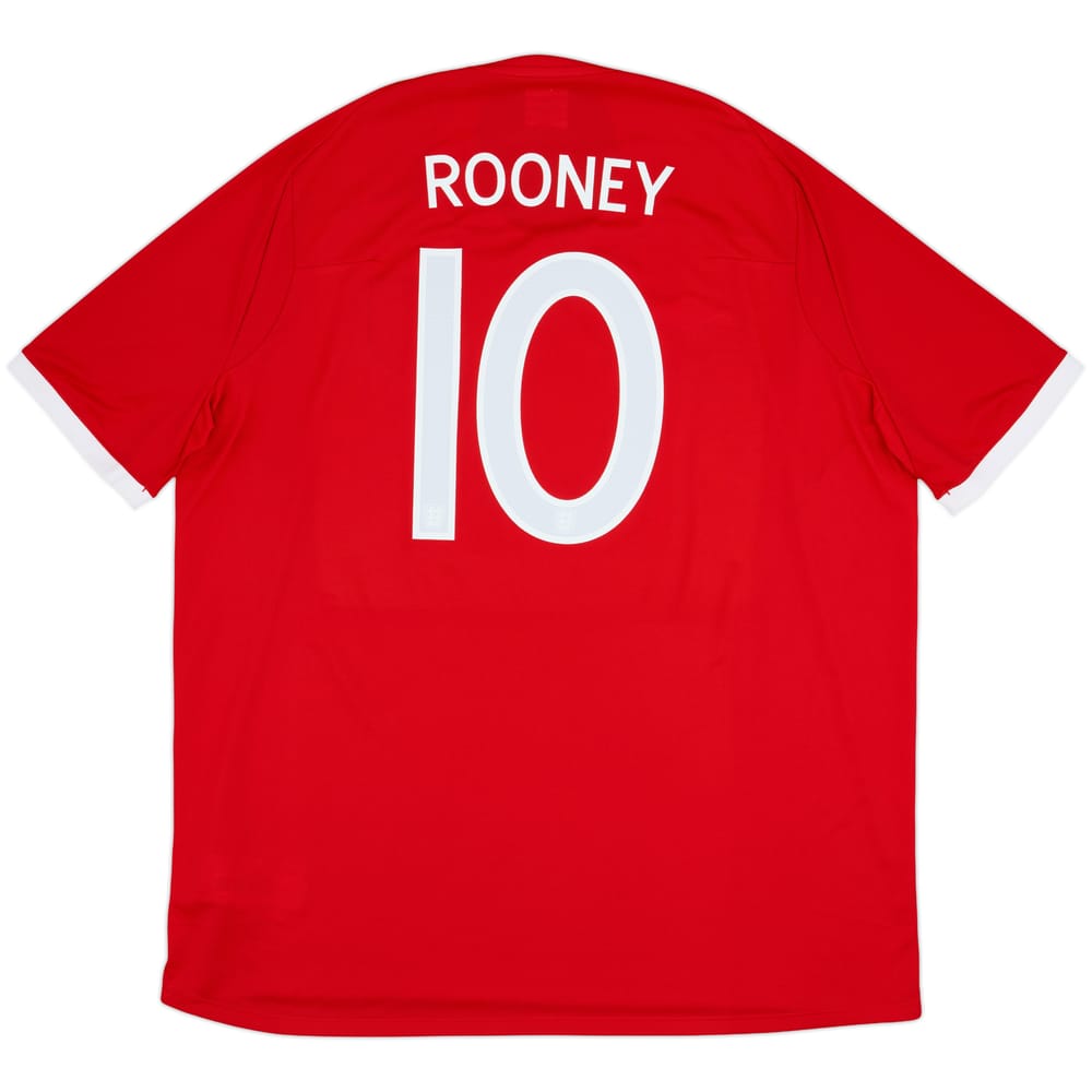 2010-11 England Away Shirt Rooney #10 - 8/10 - (XXL)