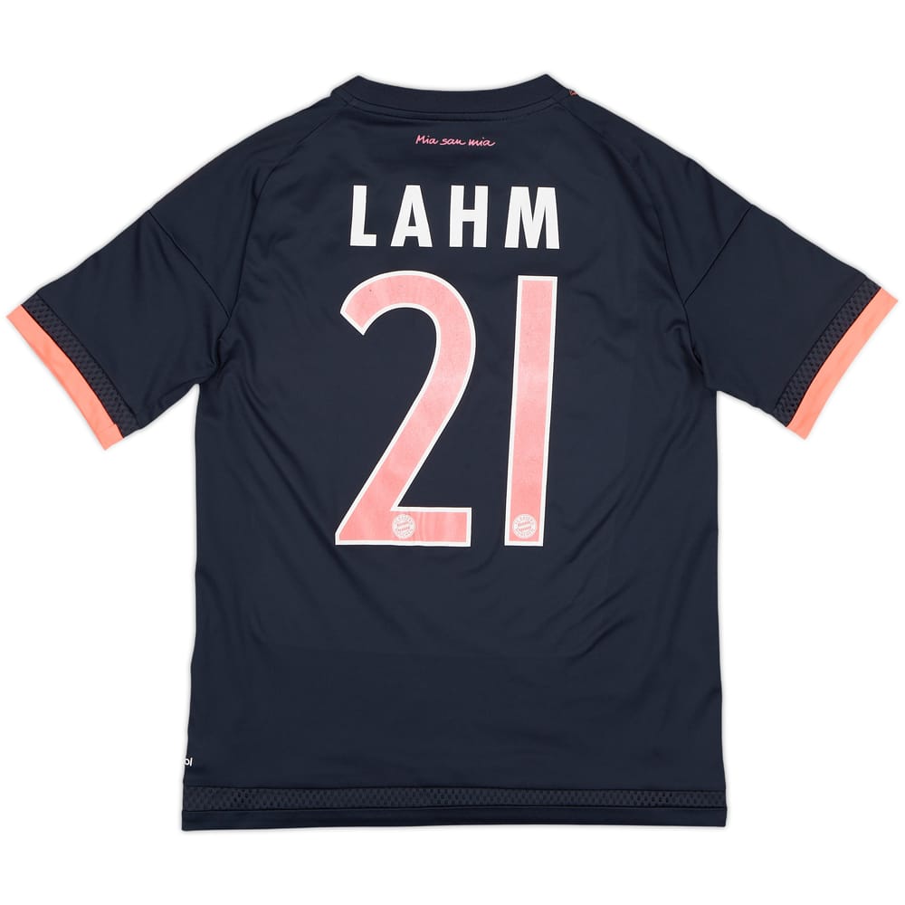 2015-16 Bayern Munich Third Shirt Lahm #21 - 7/10 - (XL.Boys)