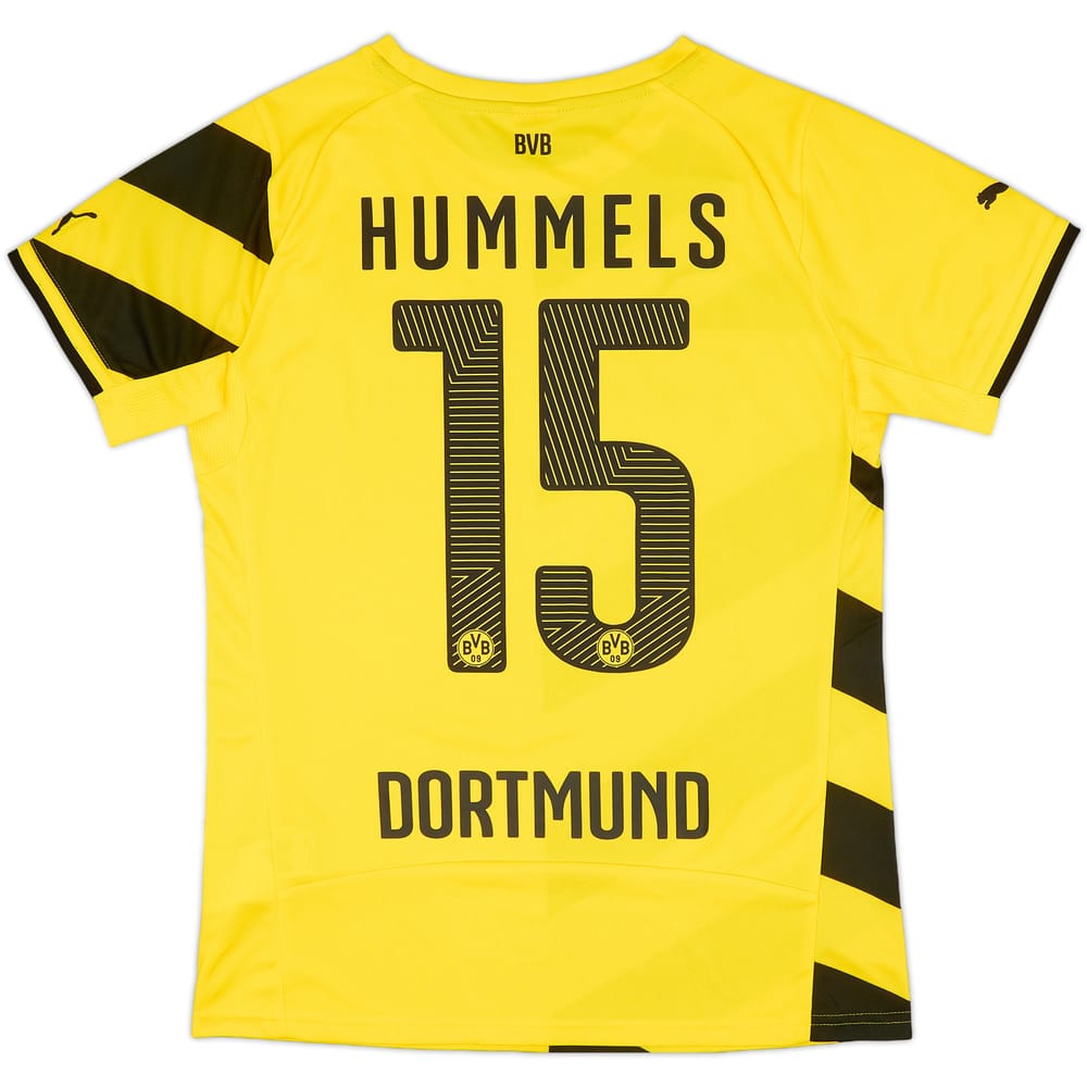 2014-15 Borussia Dortmund Home Shirt Hummels #15 - 9/10 - (Women's M)