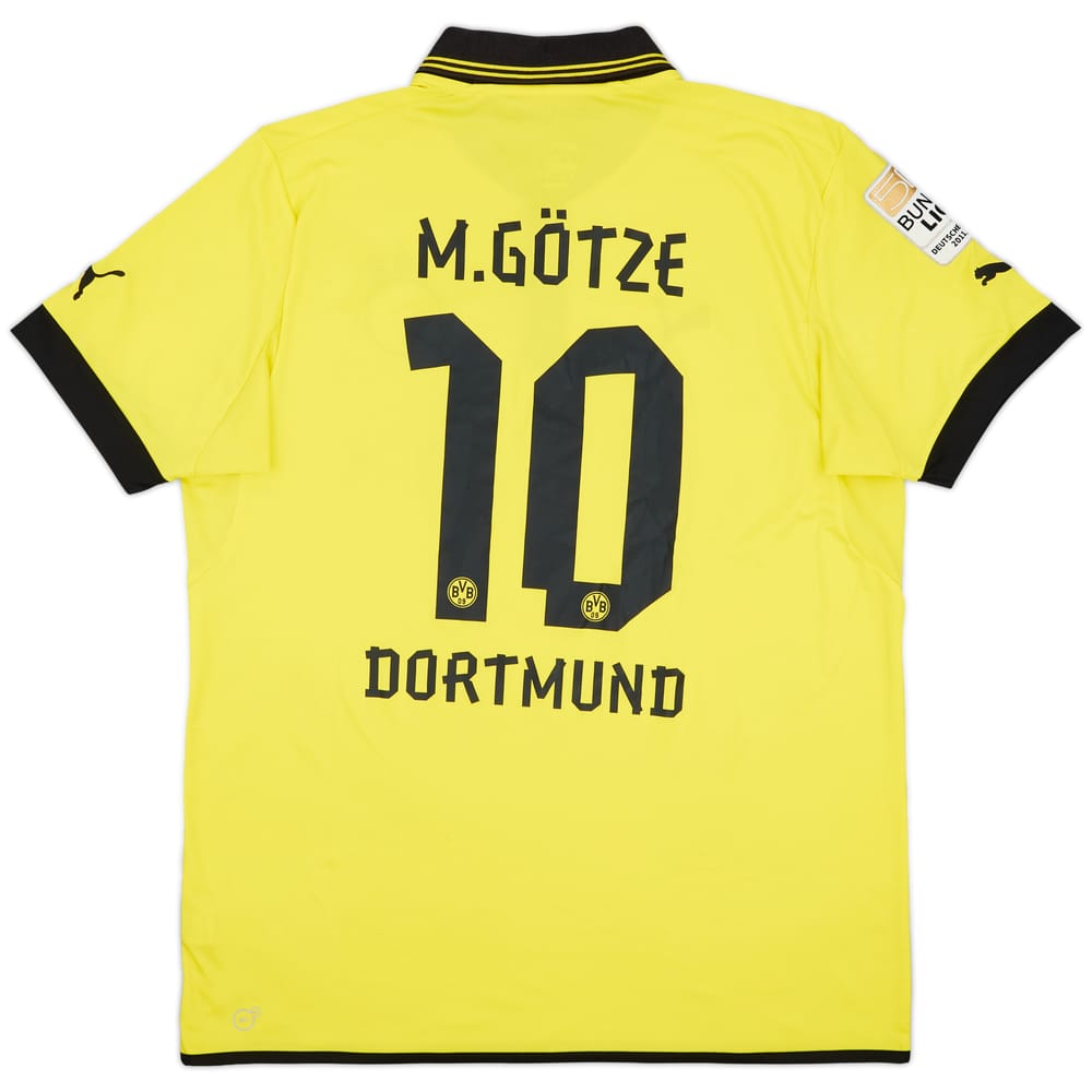 2012-13 Borussia Dortmund Home Shirt Gotze #10 - 7/10 - (XXL)
