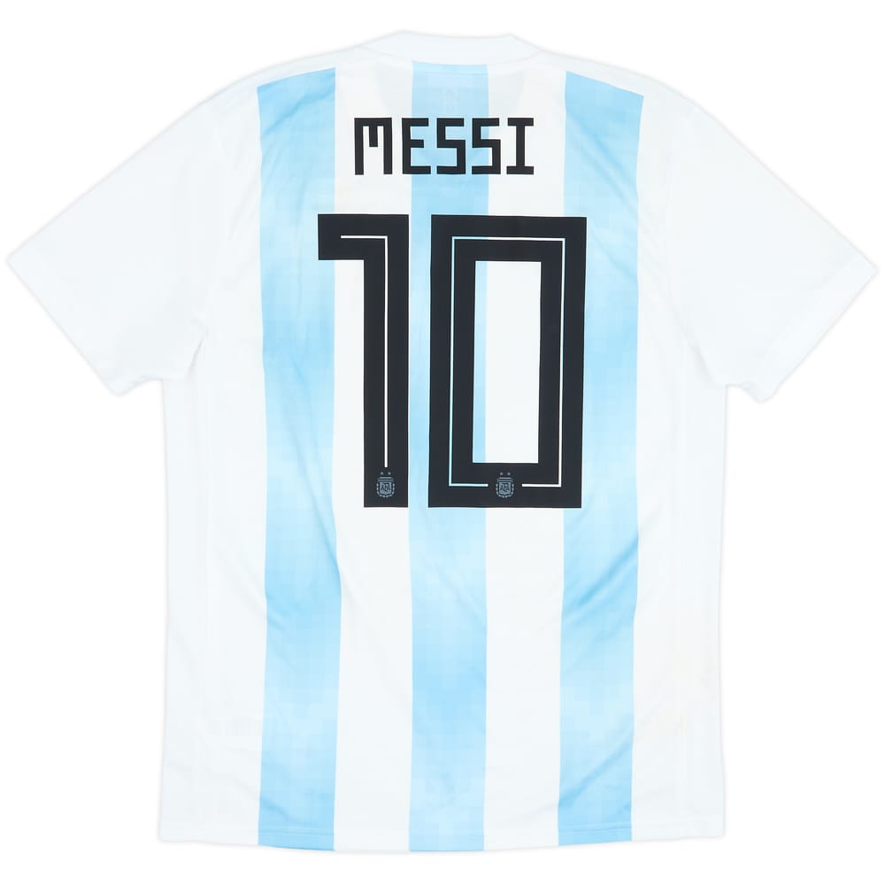 2018-19 Argentina Home Shirt Messi #10 - 6/10 - (M)