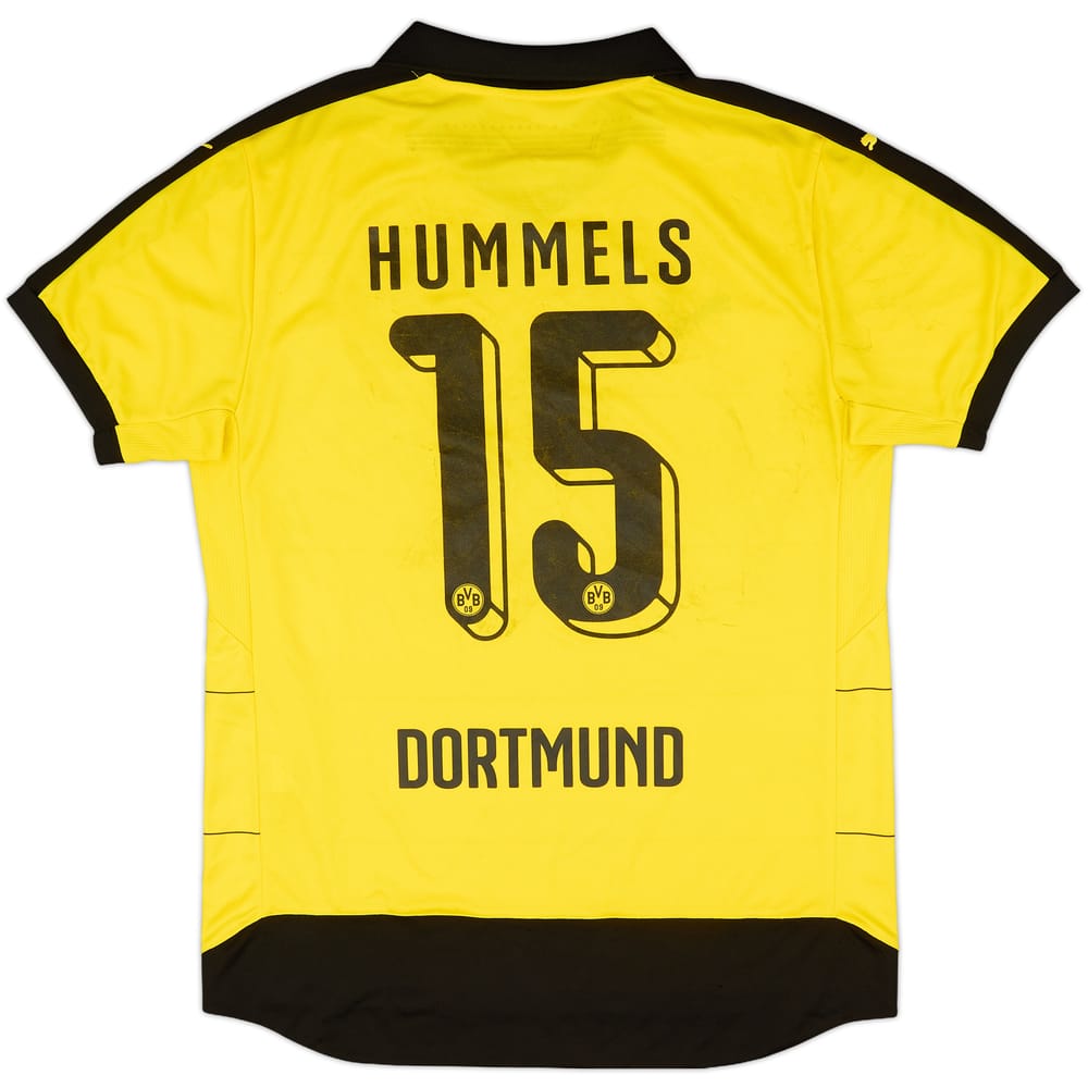 2015-16 Borussia Dortmund Home Shirt Hummels #15 - 5/10 - (L)