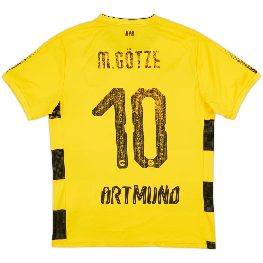 2017-18 Borussia Dortmund Home Shirt M.Gotze #10 - 4/10 - (M)