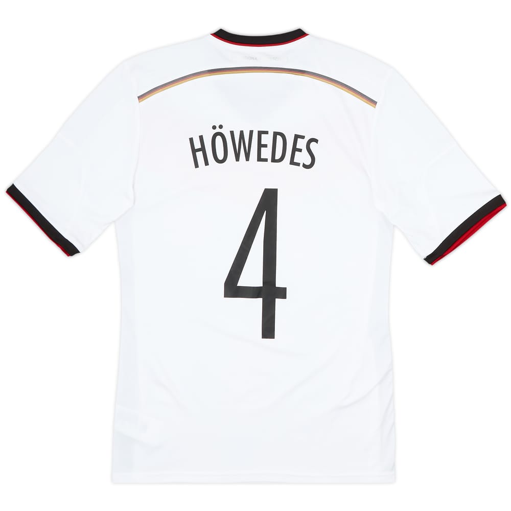 2014-15 Germany Home Shirt Howedes #4 - 9/10 - (M)