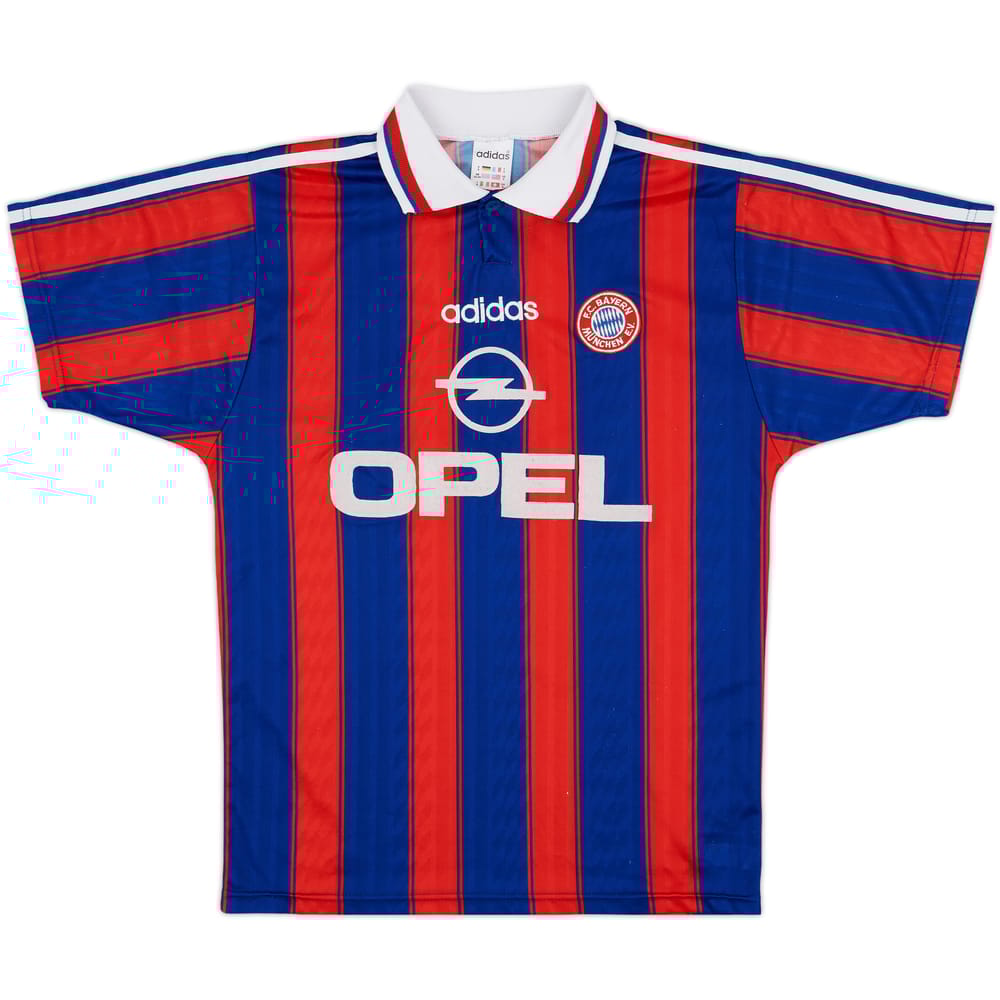 1995-97 Bayern Munich 'Squad Signed' Home Shirt - 7/10 - (S)