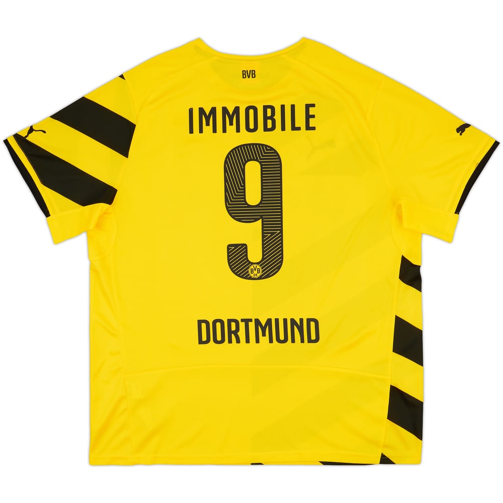 2014-15 Borussia Dortmund Home Shirt Immobile #9 - 8/10 - (XXL)