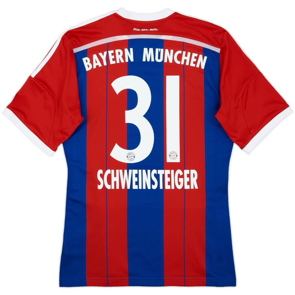 2014-15 Bayern Munich Home Shirt Schweinsteiger #31 - 9/10 - (M)