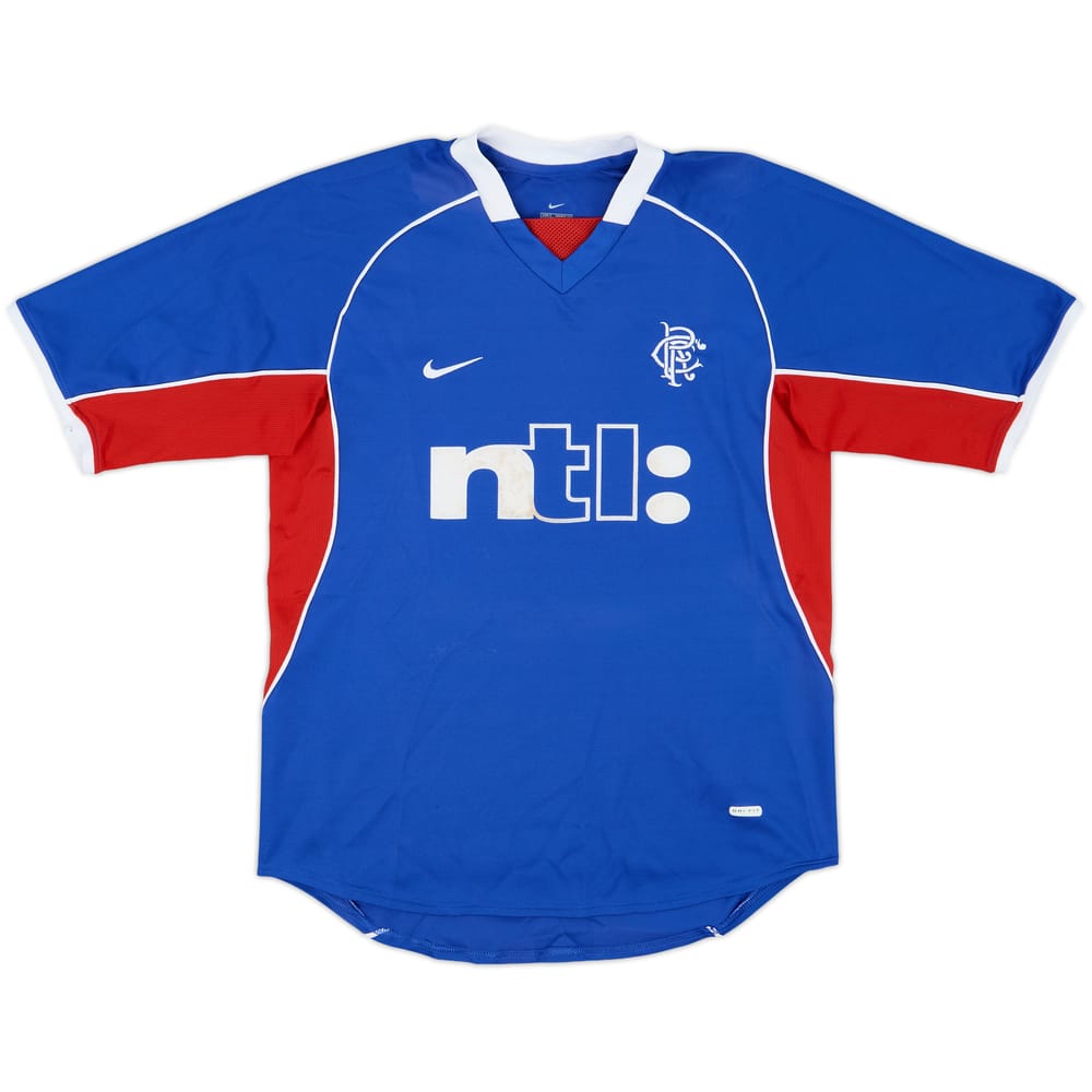 2001-02 Rangers Home Shirt - 6/10 - (S)