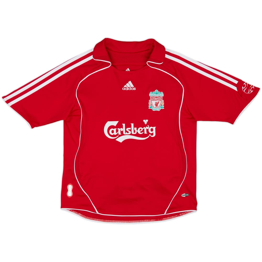 2006-08 Liverpool Home Shirt - 7/10 - (M.Boys)
