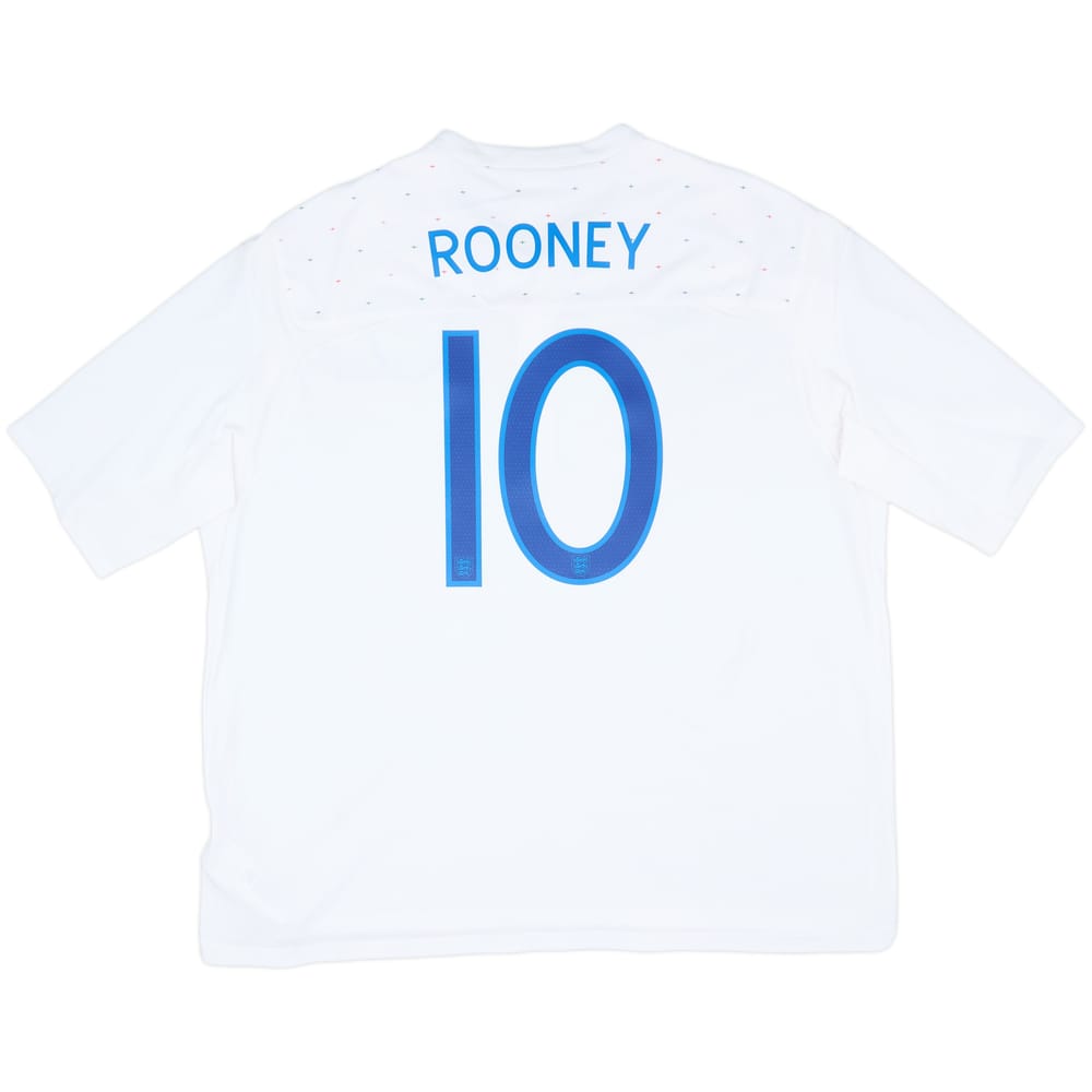 2010-11 England Home Shirt Rooney #10 - 8/10 - (3XL)
