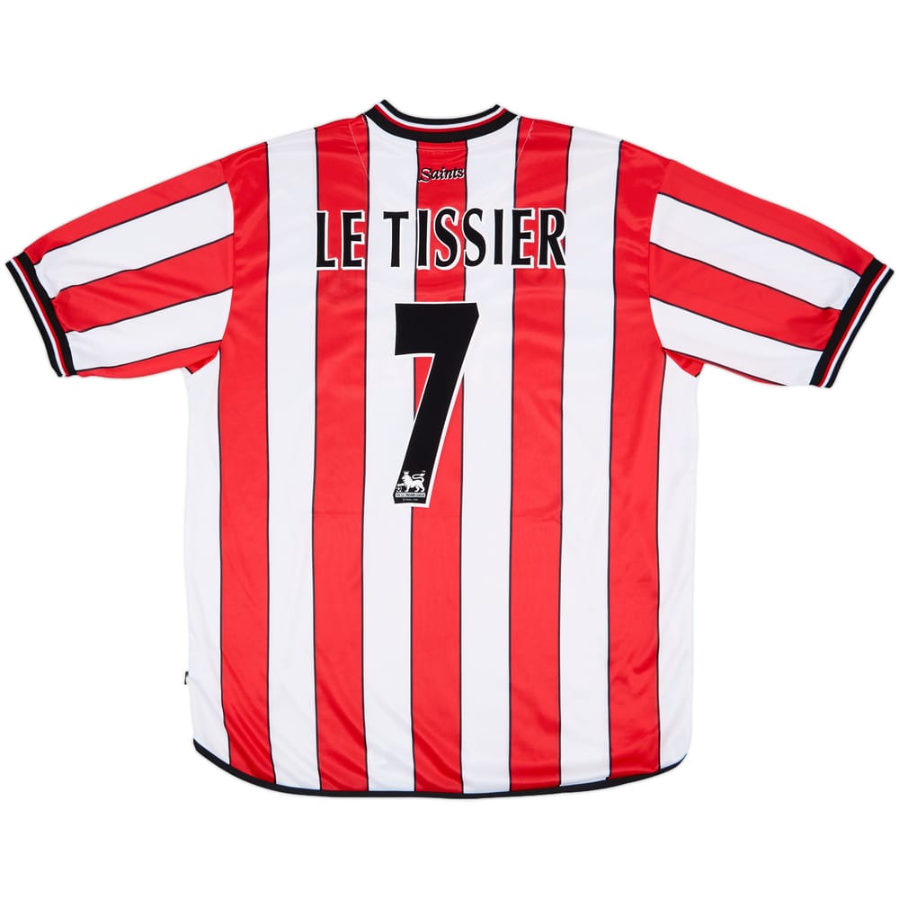 2001-03 Southampton Home Shirt Le Tissier #7 - 8/10 - (XL)