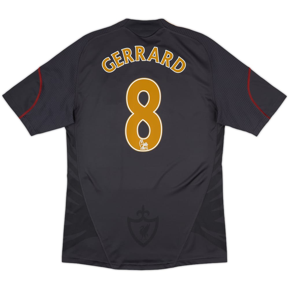 2009-10 Liverpool Away Shirt Gerrard #8 - 9/10 - (M)