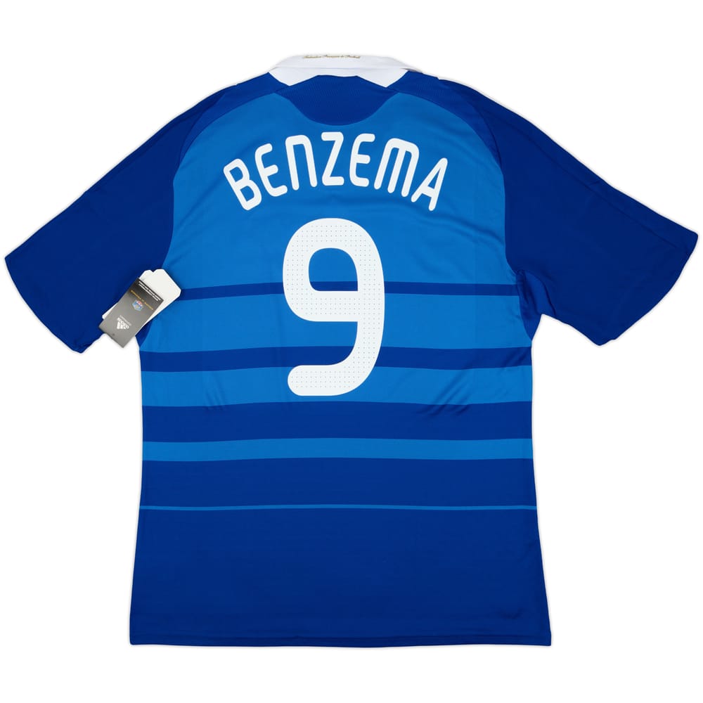 2008-09 France Home Shirt Benzema #9 (XL)