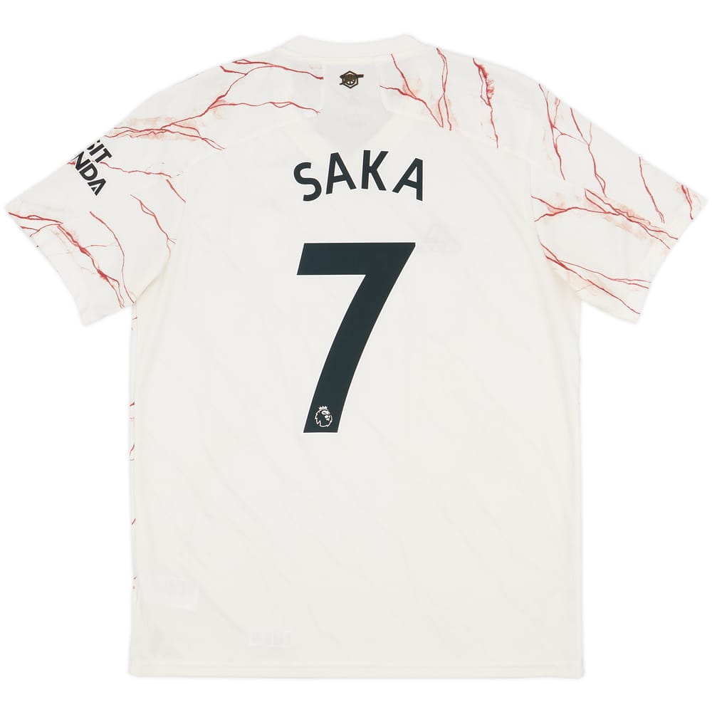 2020-21 Arsenal Away Shirt Saka #7 - 9/10 - (L)