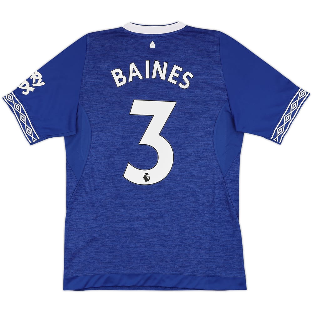 2018-19 Everton Home Shirt Baines #3 - 10/10 - (M)