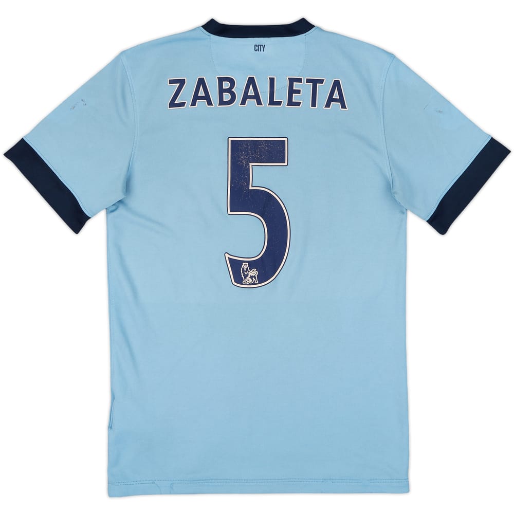 2014-15 Manchester City Home Shirt Zabaleta #5 - 5/10 - (S)