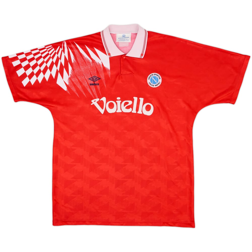 1991-93 Napoli Third Shirt - 8/10 - (XL)